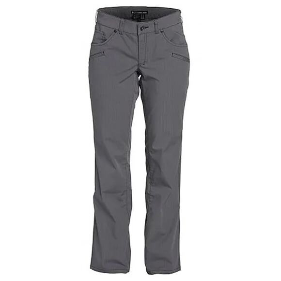 5.11 Tactical Womens Cirrus Gray Storm Ripstop Outdoor Hiking Pants - Size 4 - Picture 1 of 11